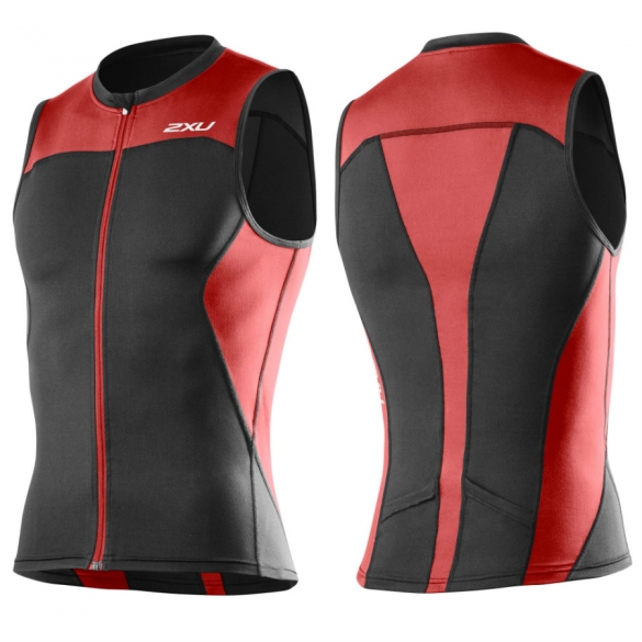 2XU G:2 Multi-sport singlet Herren schwarz-rot 2015 MT3108a MT3108a